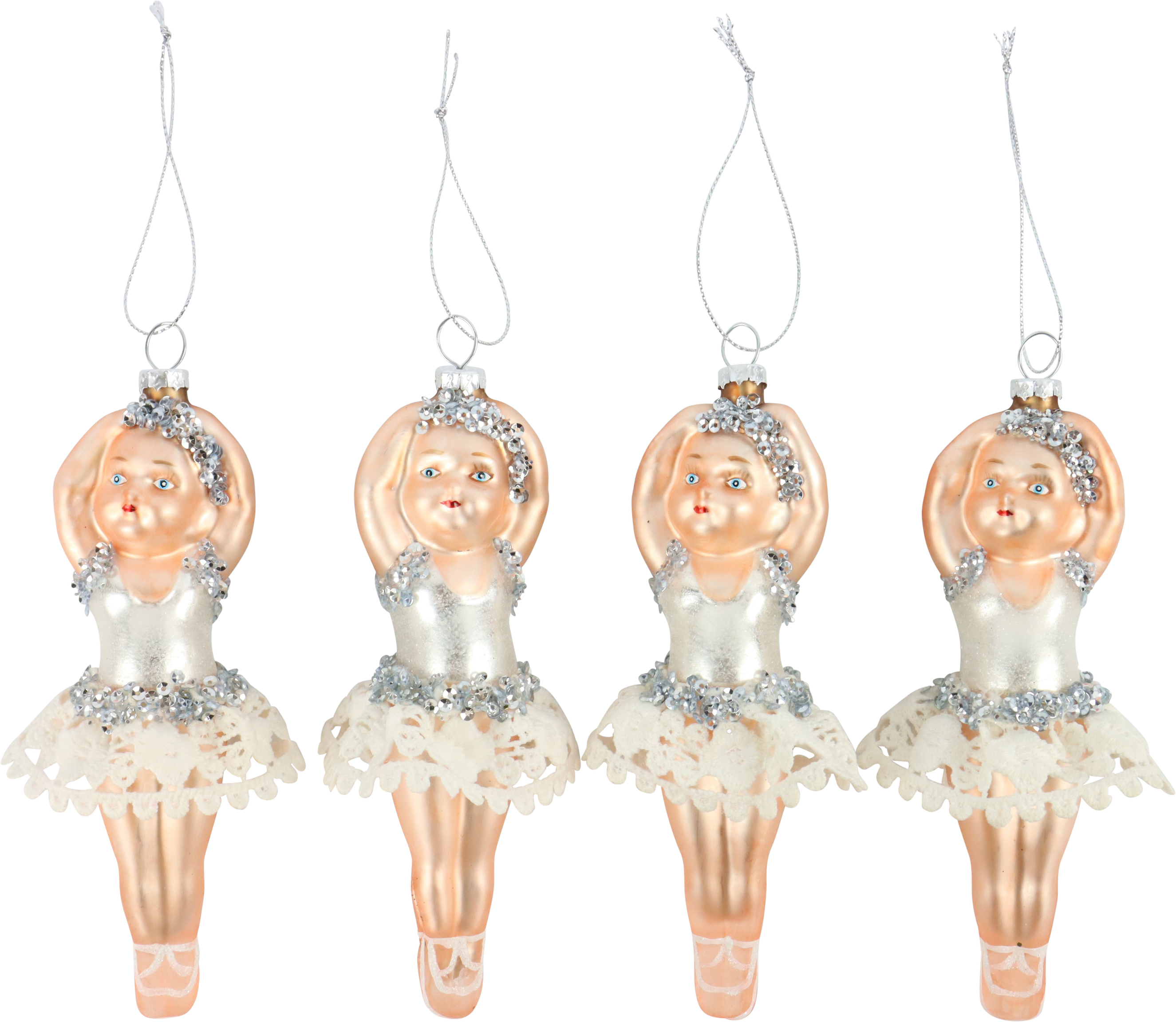 8599 GLASSCHMUCK ENGELBALLERINA  S/4
