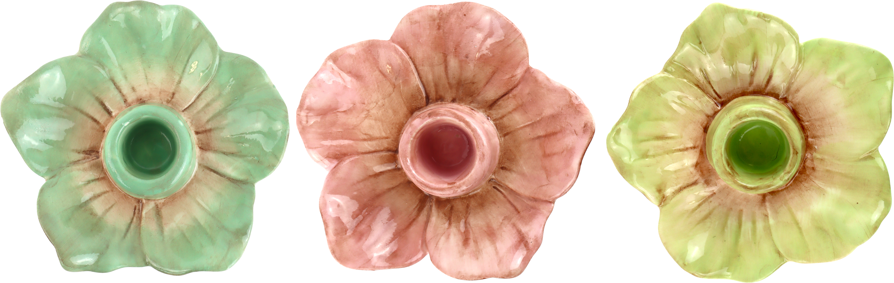 8945 PORTE-BOUGIES LOTUSBLÜTE  3P