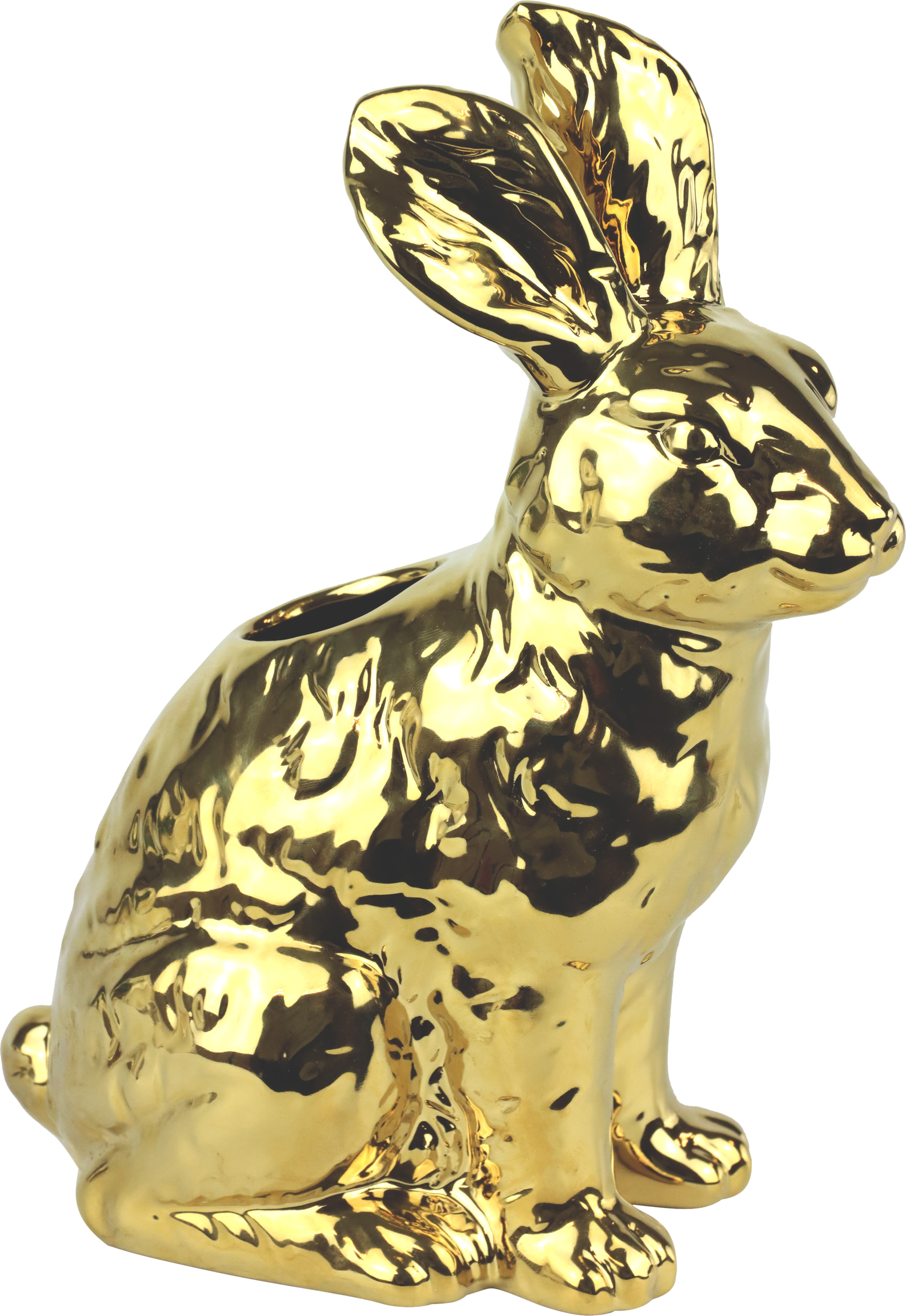 9095 VASE GOLDEN RABBIT