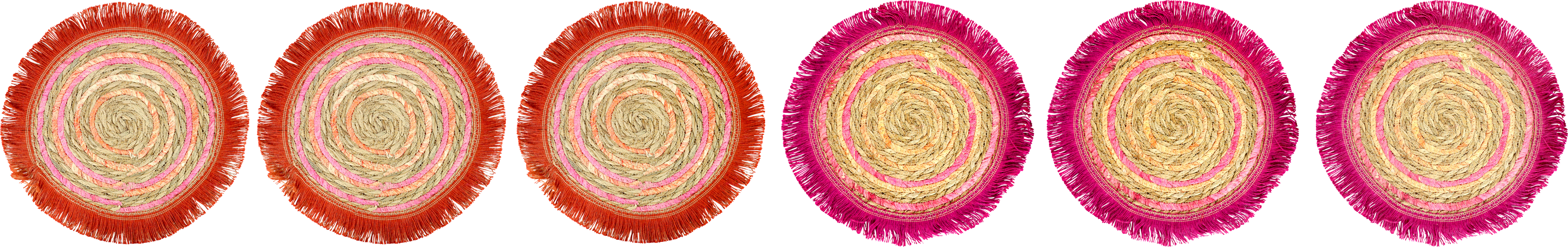 9136 TISCHSETS ZAHARA STRIPES  S/6