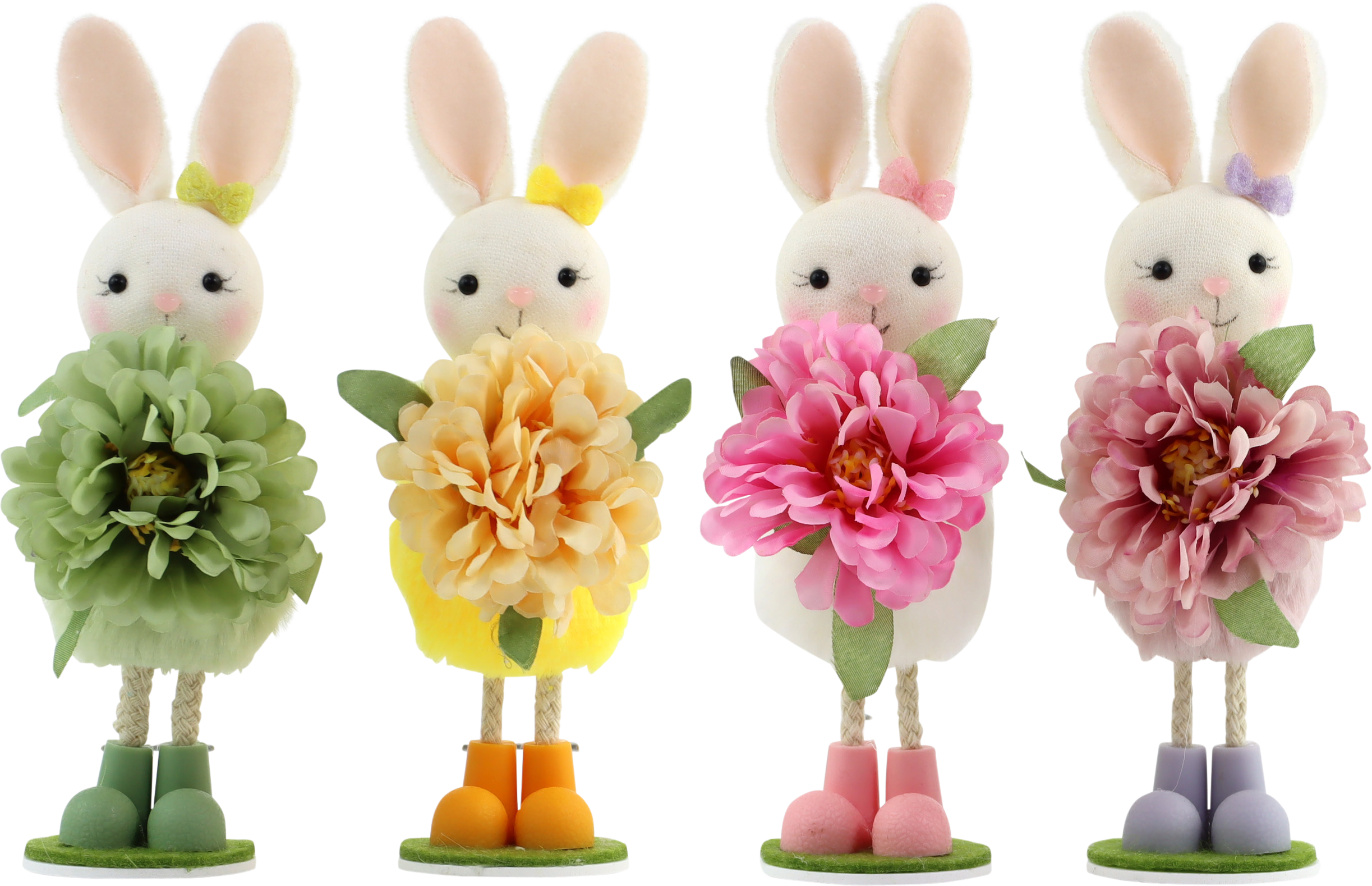 9356 CONEJOS BUNNY BLOOMIES  S/4