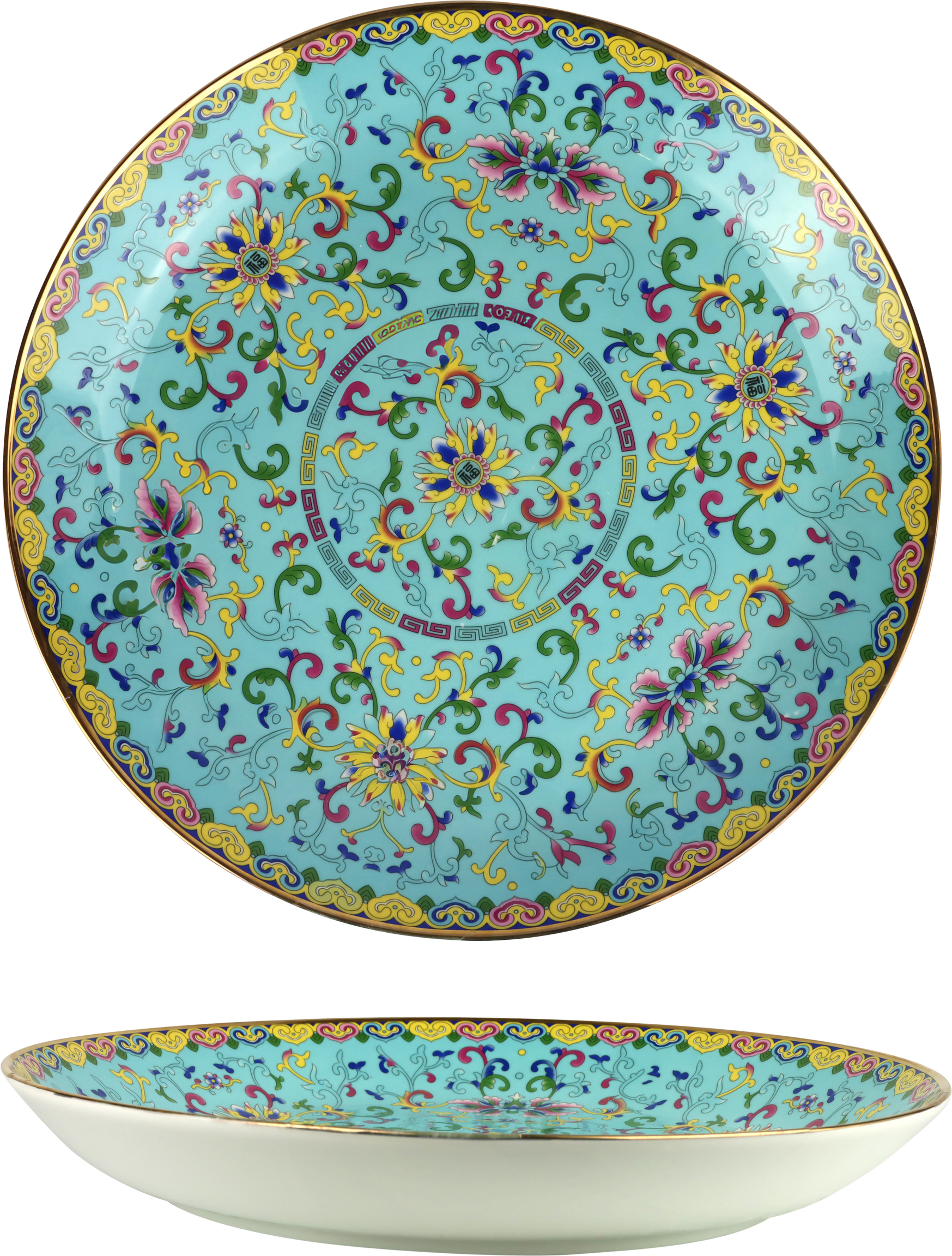 9547 OBJEKTSCHALE CHINESE FLOWERS