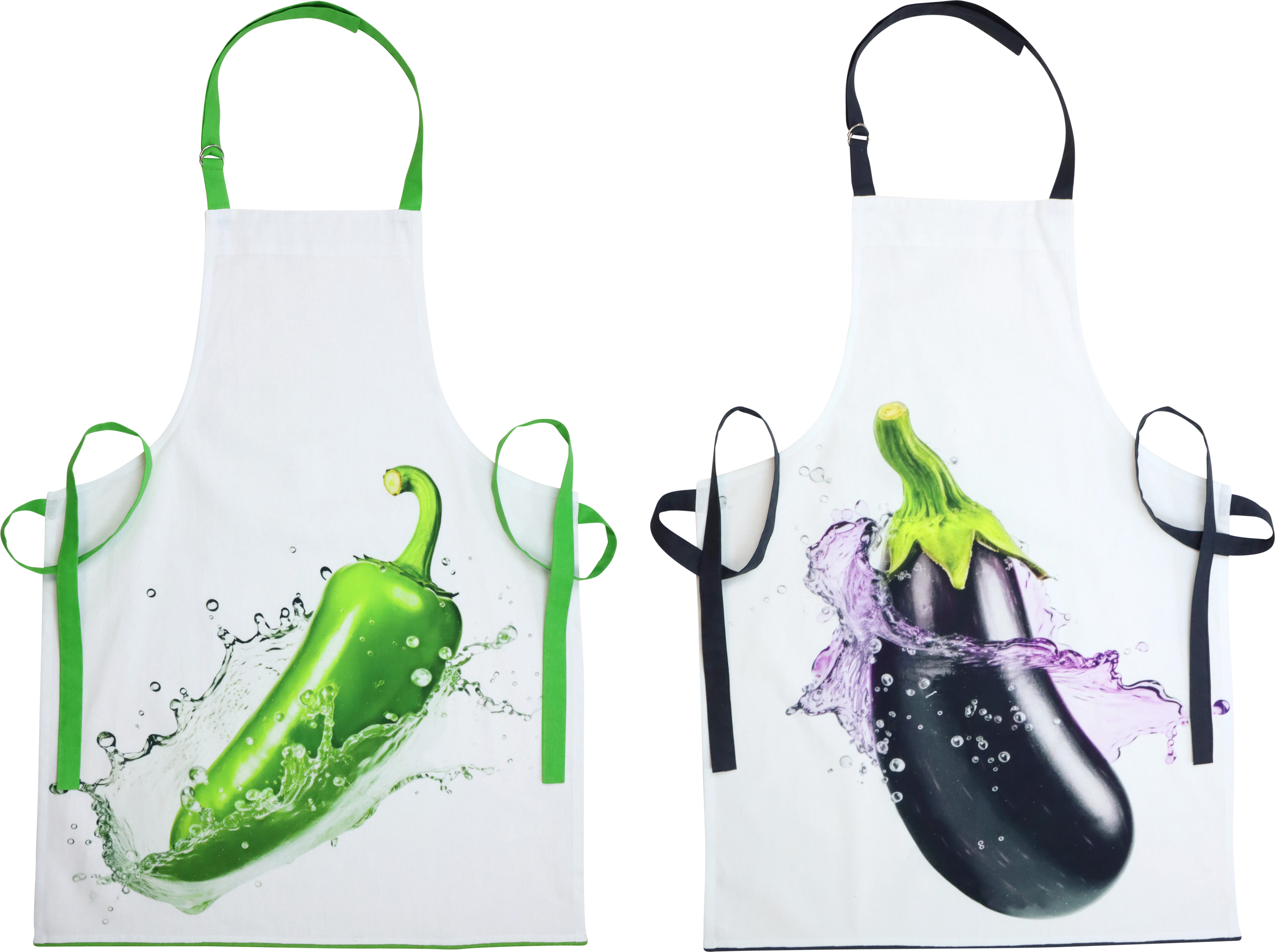 9626 APRONS VEGETABLES  S/2