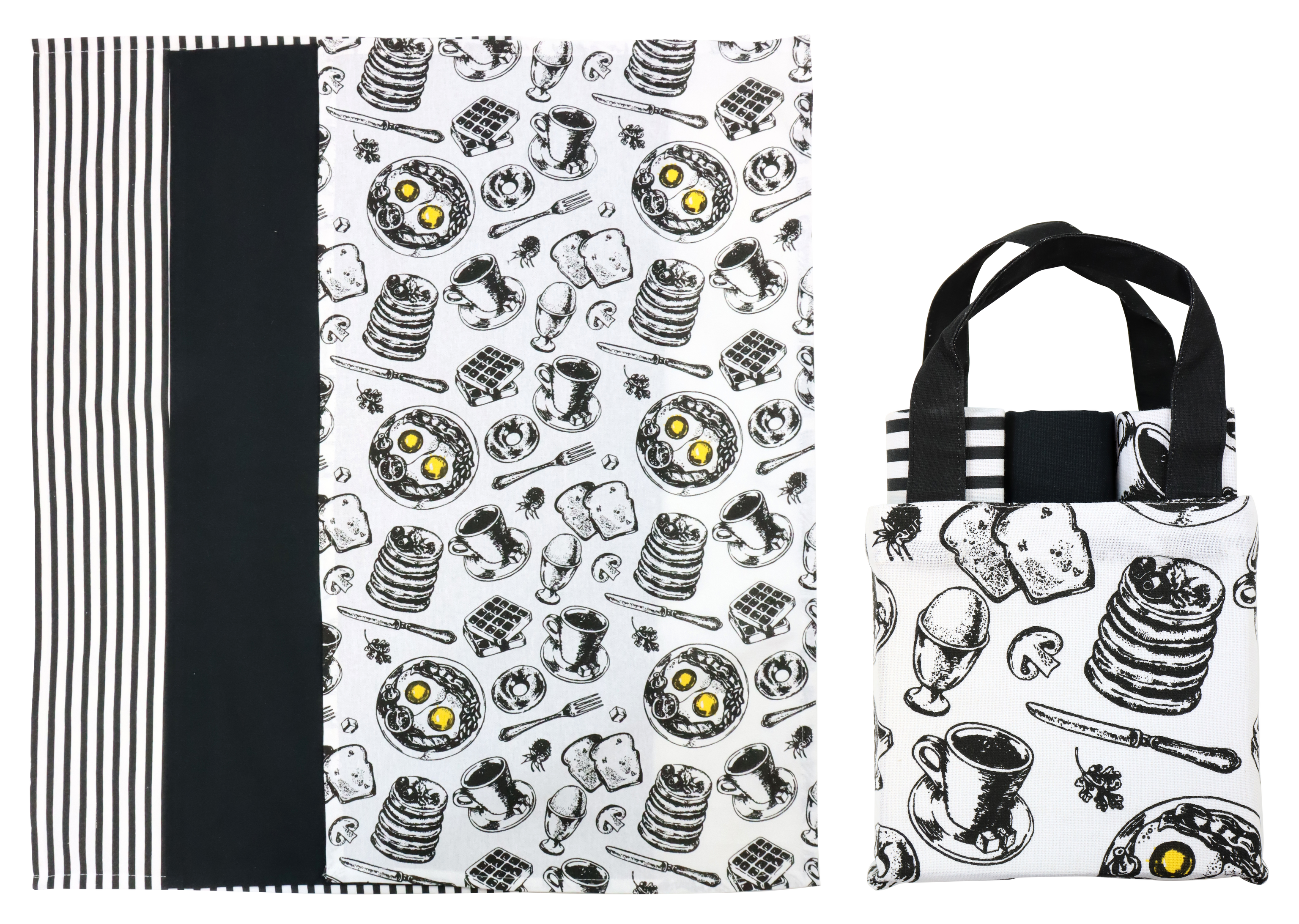 9771 KITCHENTOWELS I. B. BREAKFAST  S/4