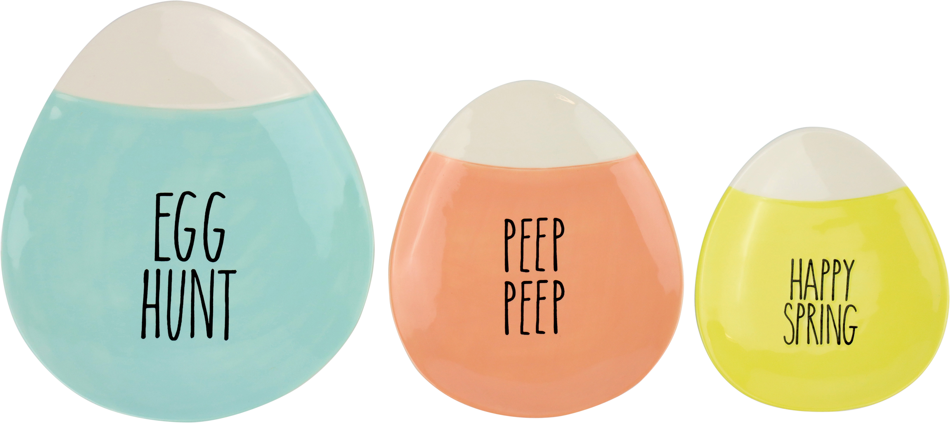 9893 PIATTO UOVO CANDY EASTER  3PZ